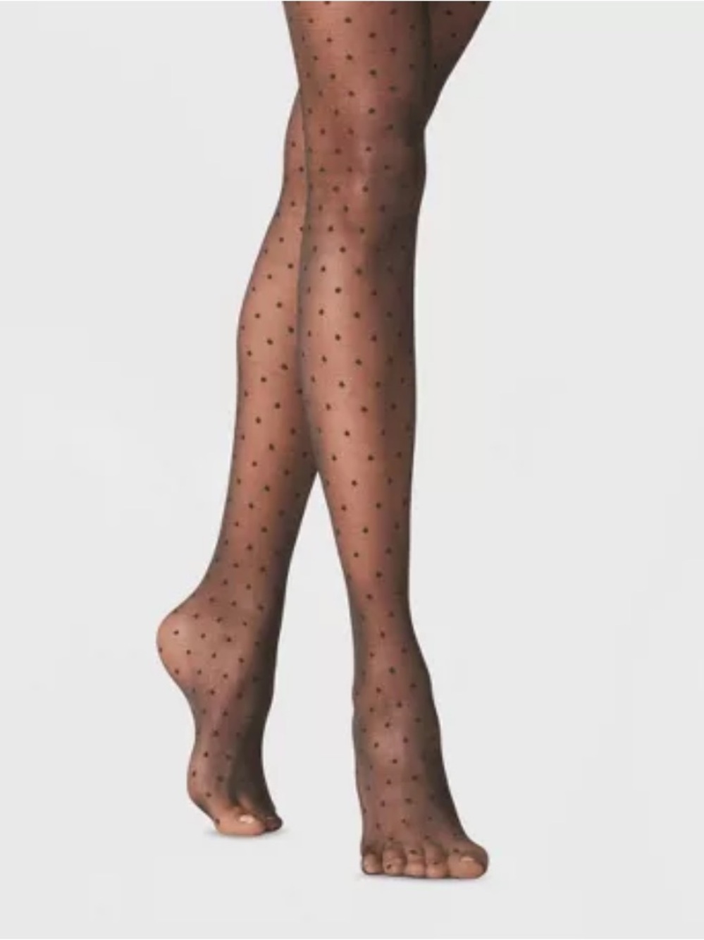 Black Polka Dot Tights